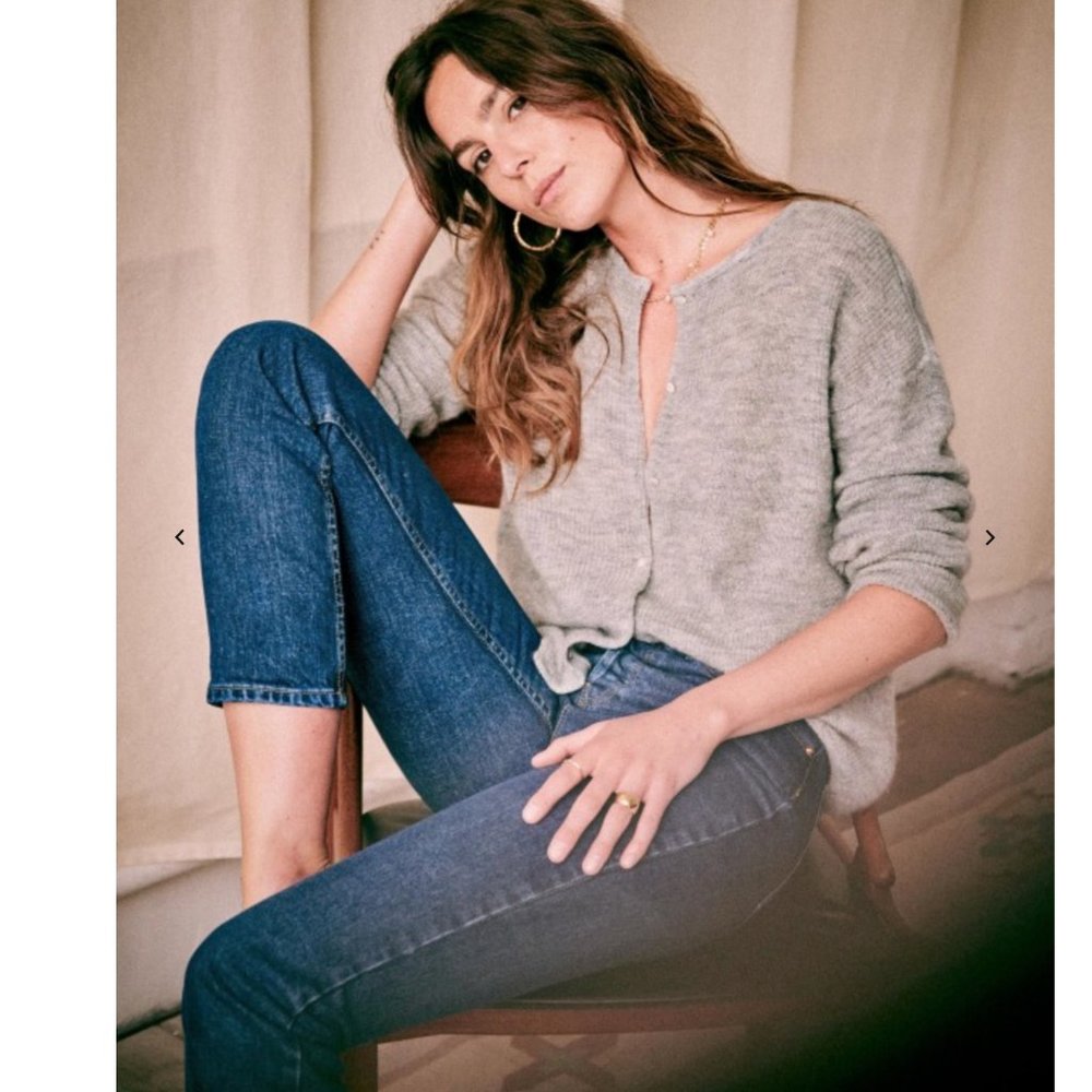 Sezane Gaspard Jumper in Gray Marl